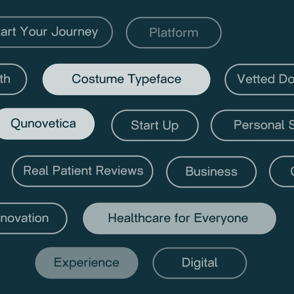 Qunomedical-Social-Post, gesetzt in Qunovetica